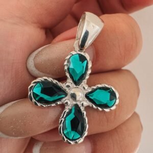 Dije Flor Swarovski